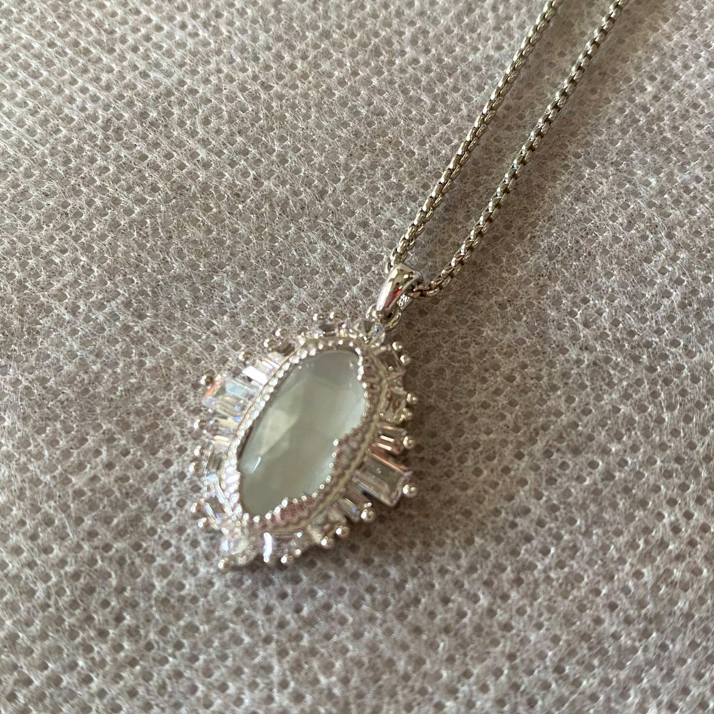 Kendra Scott Pearl and Crystal Necklace